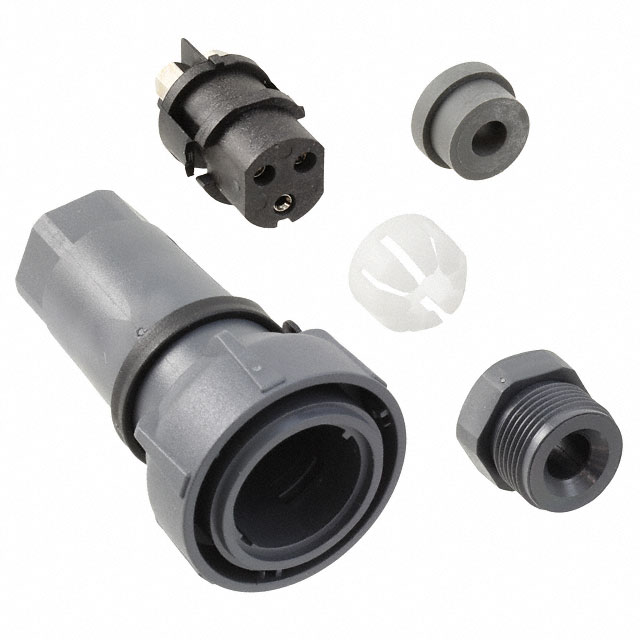 CONN PLUG FMALE 3P NICKEL SCREW
