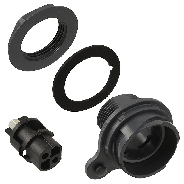 CONN RCPT FMALE 2P NICKEL SCREW