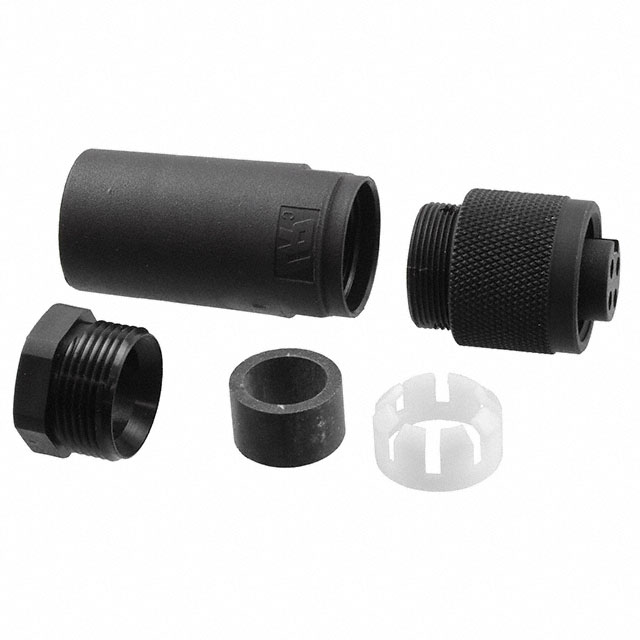 CONN PLUG FMALE 4POS GOLD SCREW
