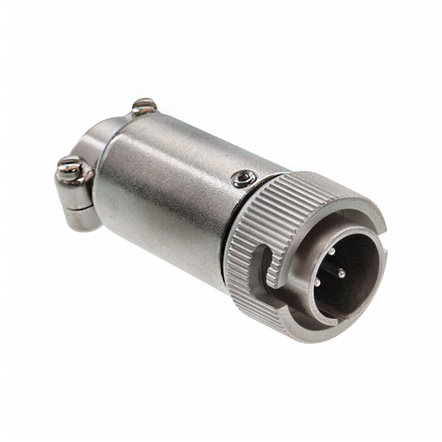 CONN PLUG MALE 3P SILV SLDR CUP