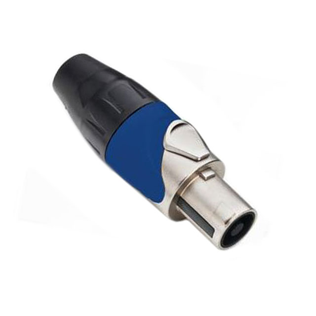 CONN CIRC PLUG 4POS SILVER SCREW