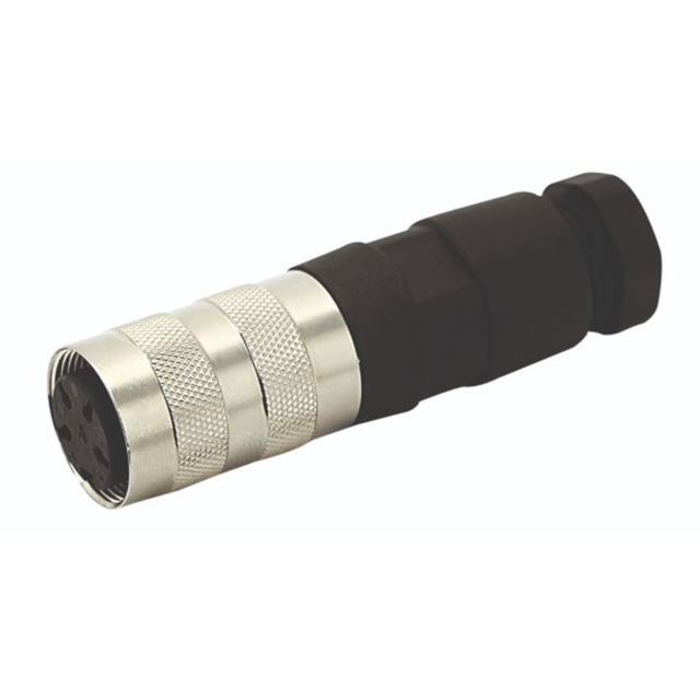 CONN PLUG FMALE 5P GOLD SLDR CUP