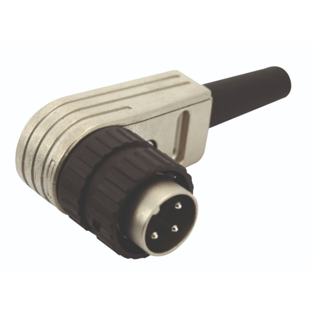 CONN PLUG MALE 6P SILV SLDR CUP