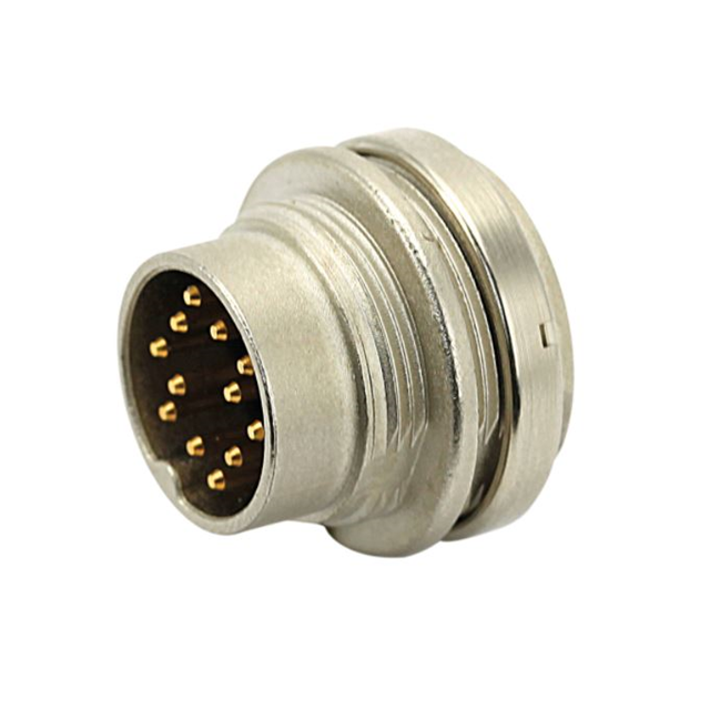 CONN RCPT MALE 7P SILV SLDR CUP