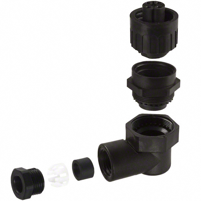 CONN PLUG FMALE 4P SILVER SCREW