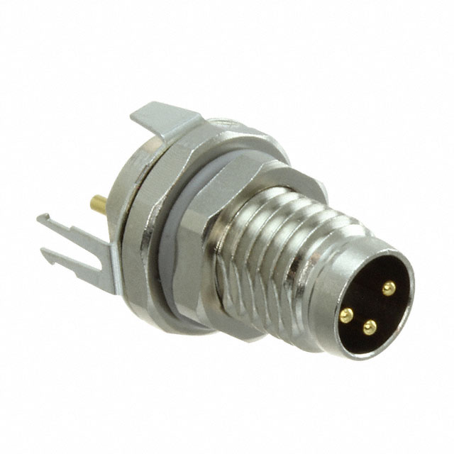 CONN PLUG MALE 3POS GOLD SOLDER