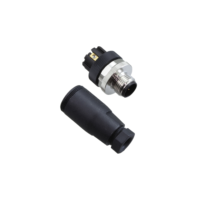 CONN RCPT MALE 3POS GOLD SCREW