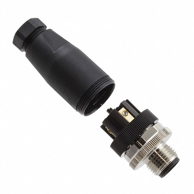 CONN RCPT MALE 4POS GOLD SCREW