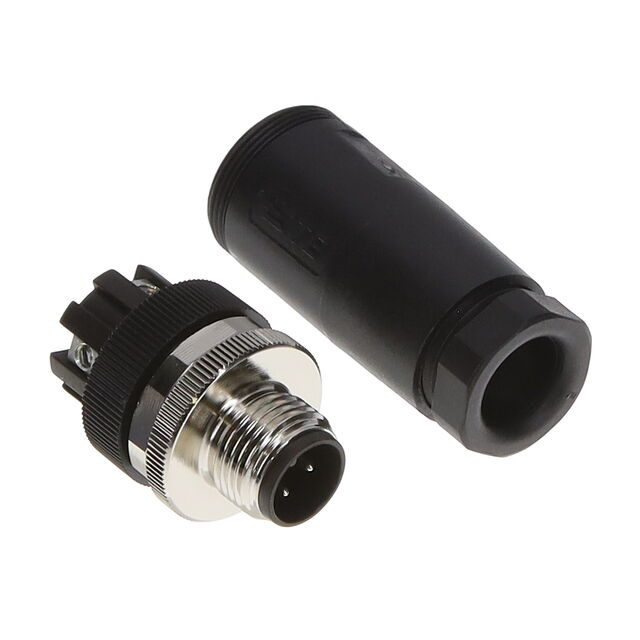 CONN RCPT MALE 4POS SILVER SCREW