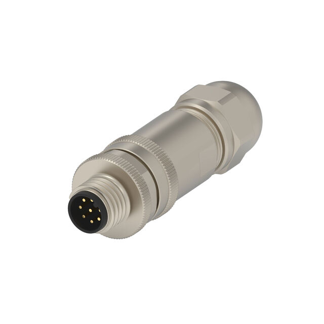 CONN RCPT MALE 8POS GOLD SCREW
