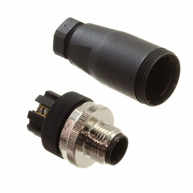 CONN RCPT MALE 3POS GOLD SCREW