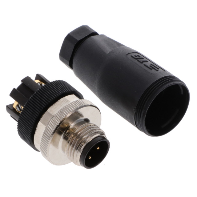 CONN RCPT MALE 4POS GOLD SCREW