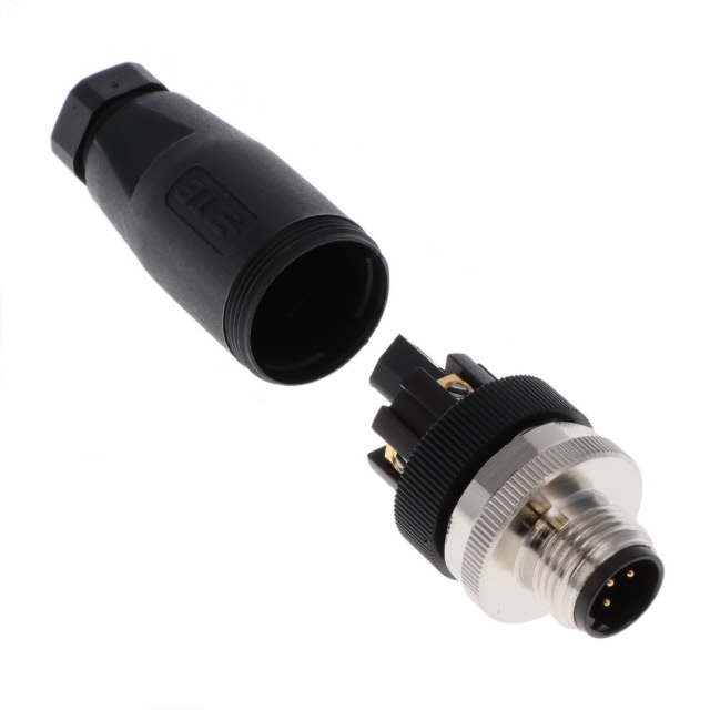 CONN RCPT MALE 5POS GOLD SCREW