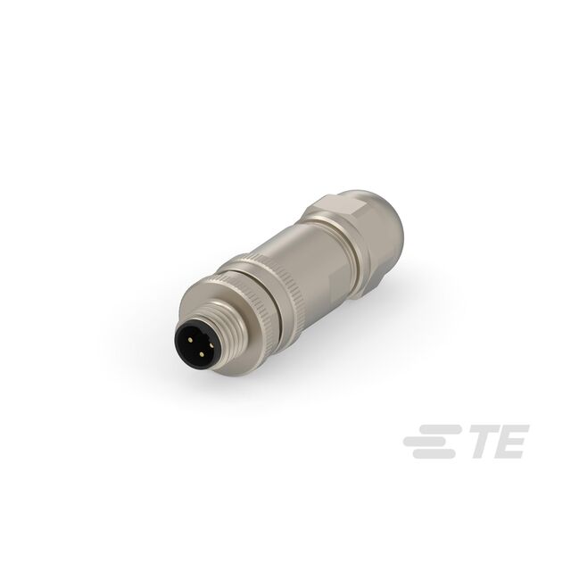 CONN RCPT MALE 3POS GOLD SCREW