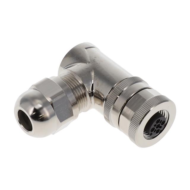 M12 F, 5P SILVER D_CODE RA SHIEL