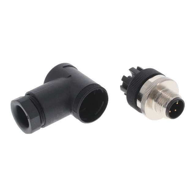 CONN RCPT MALE 3POS GOLD SCREW