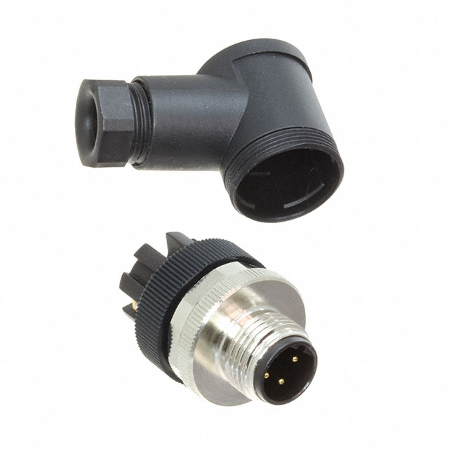 CONN RCPT MALE 3POS GOLD SCREW
