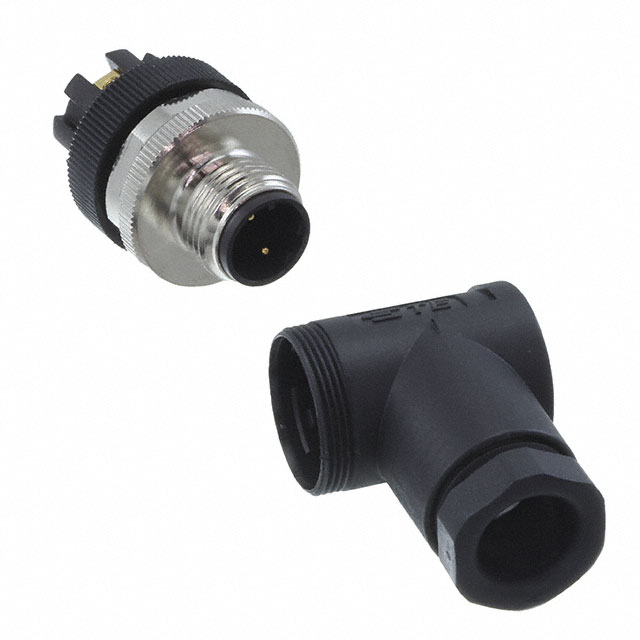 CONN RCPT MALE 2POS GOLD SCREW