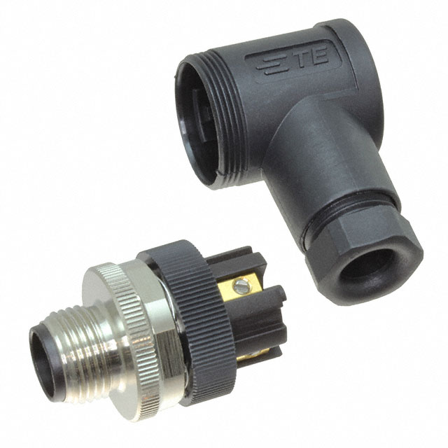 CONN RCPT MALE 3POS GOLD SCREW