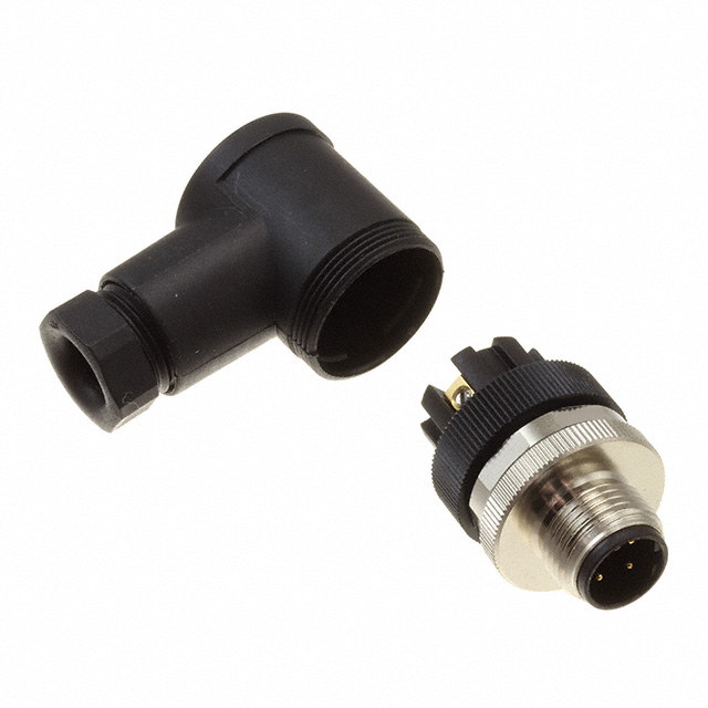 CONN RCPT MALE 4POS GOLD SCREW
