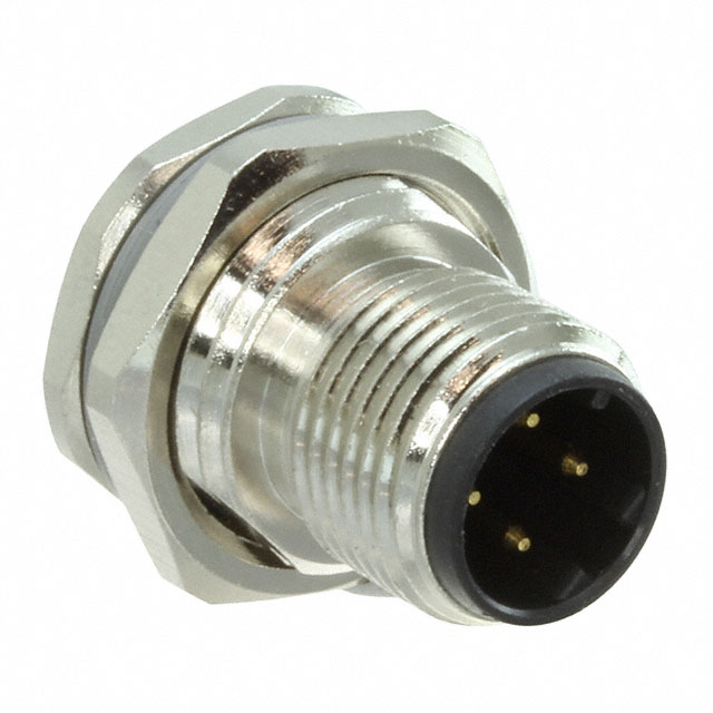 CONN RCPT MALE 4P GOLD SLDR CUP