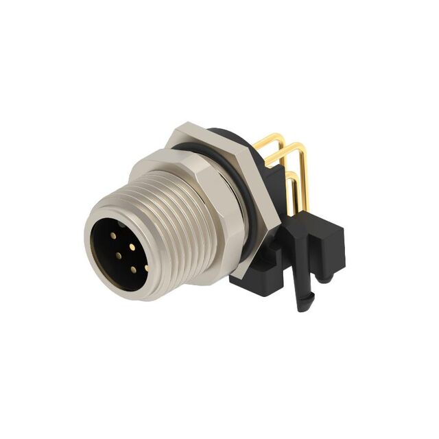 CONN RCPT MALE 8POS GOLD SOLDER