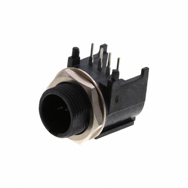 CONN RCPT MALE MINI XLR 4P SLDR