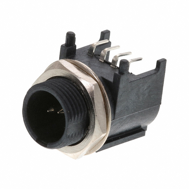 CONN RCPT MALE MINI XLR 4P SLDR