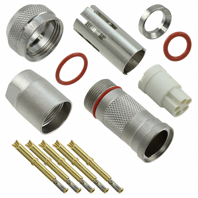 CONN PLUG FMALE 5POS GOLD CRIMP