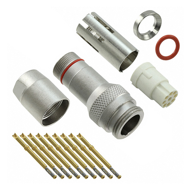 CONN RCPT FMALE 9POS GOLD CRIMP