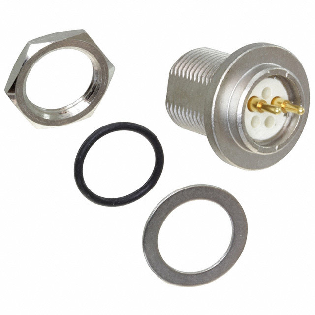 CONN RCPT MALE 2POS GOLD SOLDER