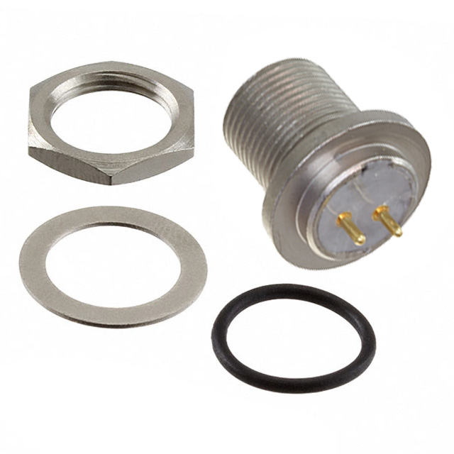 CONN RCPT MALE 2POS GOLD SOLDER