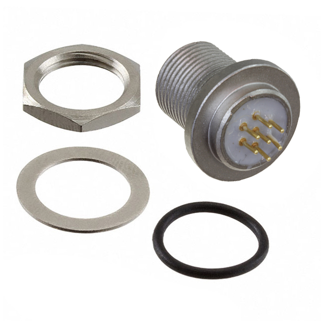 CONN RCPT MALE 7POS GOLD SOLDER