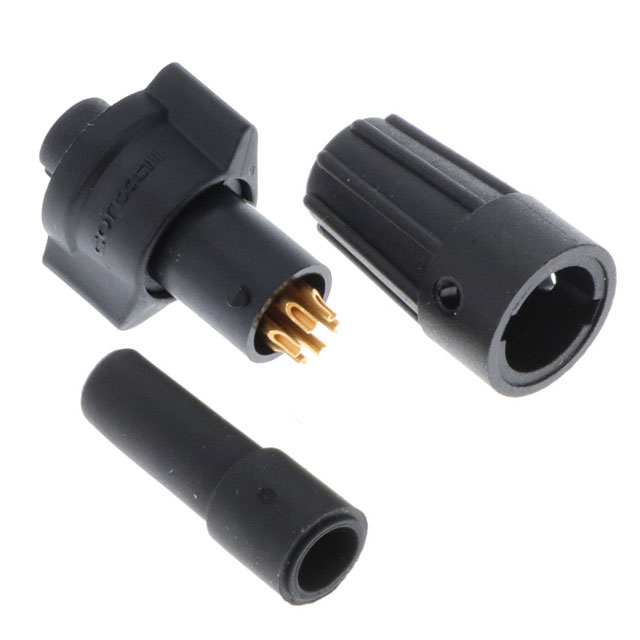 CONN PLUG FMALE 6POS GOLD SOLDER
