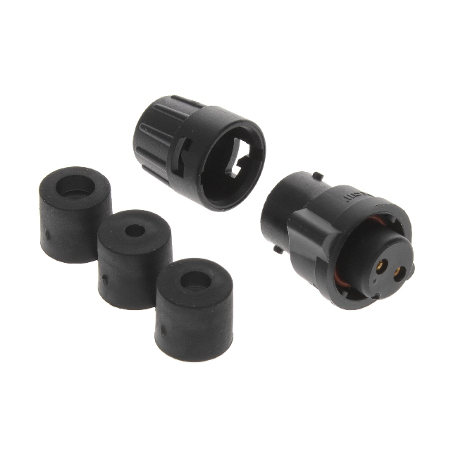 CONN PLUG FMALE 2POS SOLDER CUP