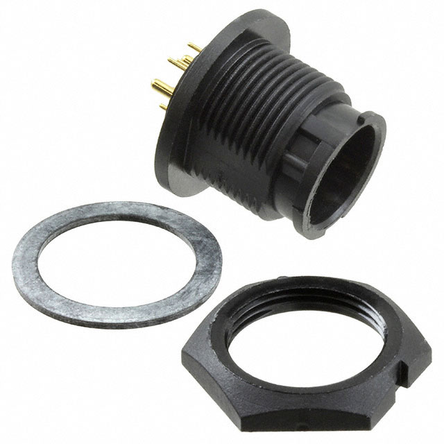 CONN RCPT MALE 8POS GOLD SOLDER
