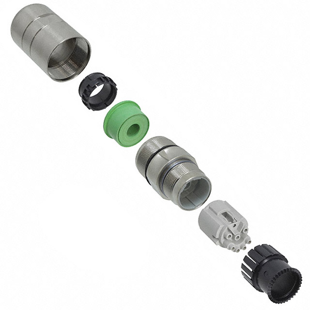 CONN RCPT HSG MALE 8POS INLINE