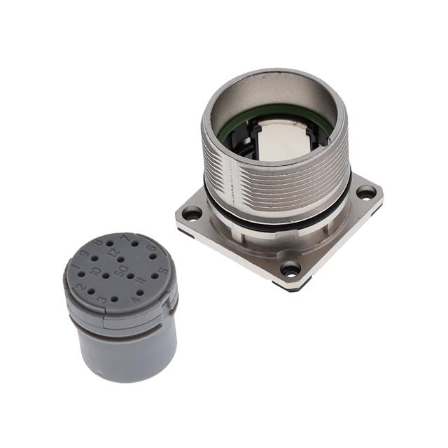 CONN RCPT HSG FMALE 12POS PNL MT