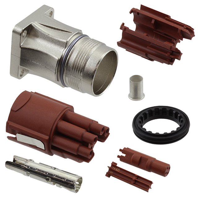 CONN RCPT HSG FMALE 13POS PNL MT
