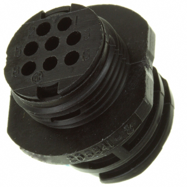 CONN RCPT HSNG MALE 8POS INLINE