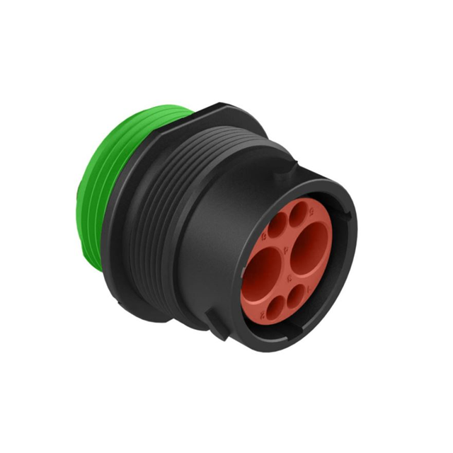 CONN RCPT HSNG MALE 6POS PNL MNT