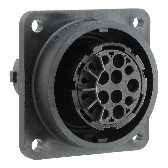 CONN RCPT HSG FMALE 15POS PNL MT