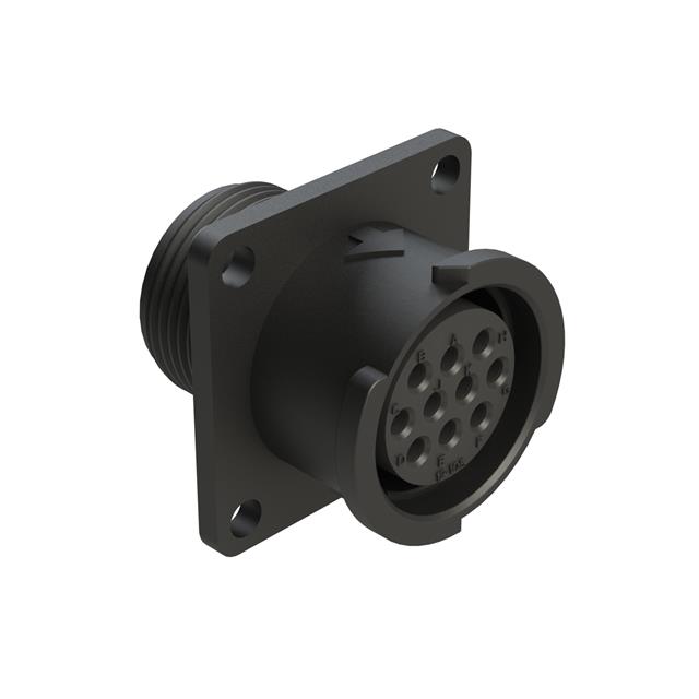 10 POSITION SQUARE FLANGE RECEPT