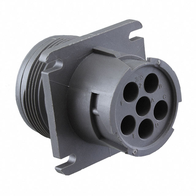 CONN RCPT HSNG MALE 6POS PNL MNT