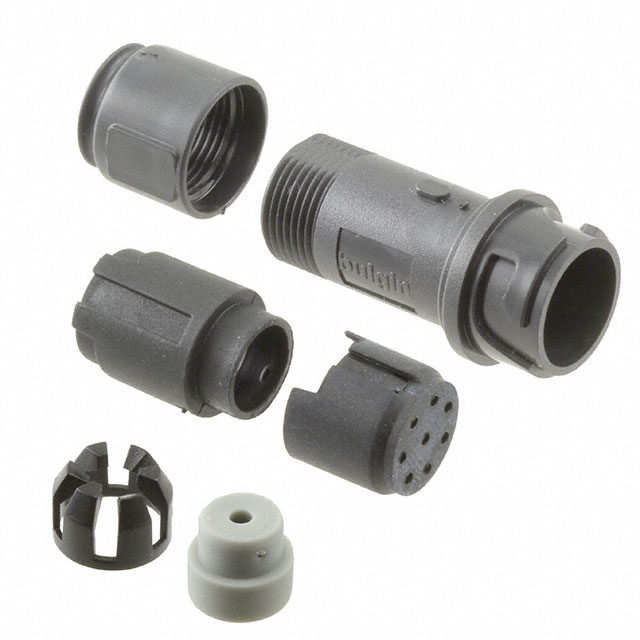 CONN RCPT HSG MALE 8POS INLINE