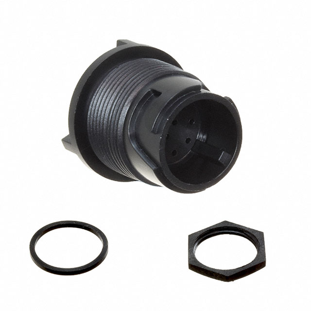 CONN RCPT HSNG MALE 10POS PNL MT