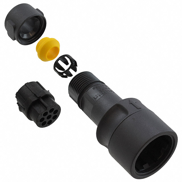 CONN PLUG HSG MALE 8POS INLINE