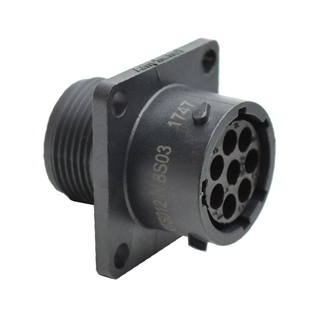 CONN RCPT HSNG FMALE 8POS PNL MT