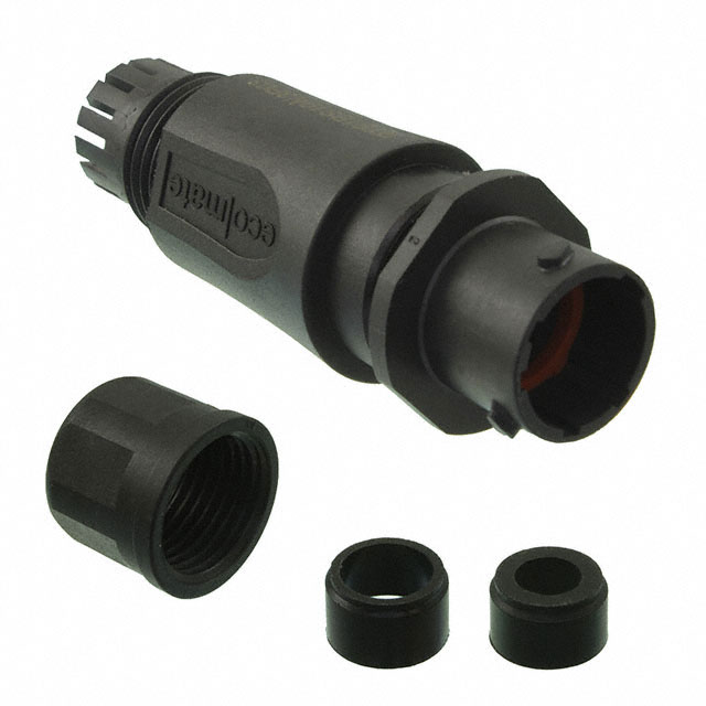 CONN RCPT HSG MALE 3POS INLINE