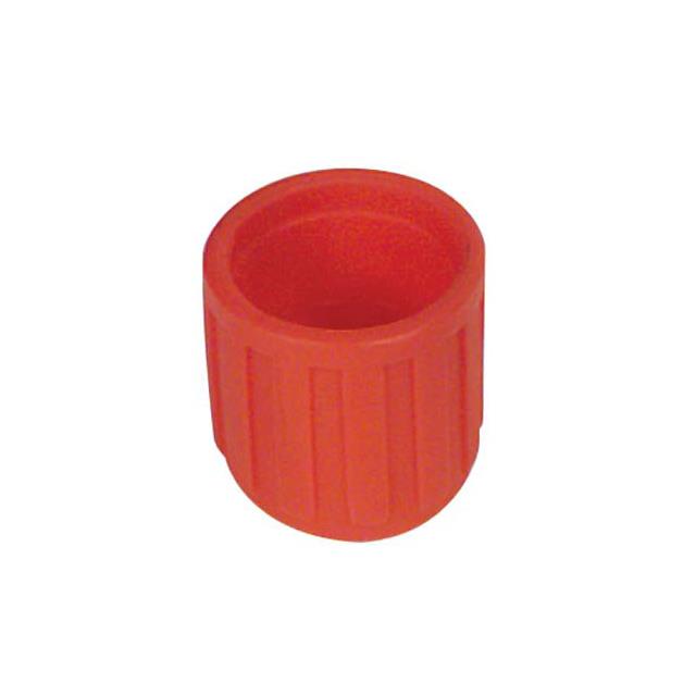COVER BNC NUT RED 10 PKG